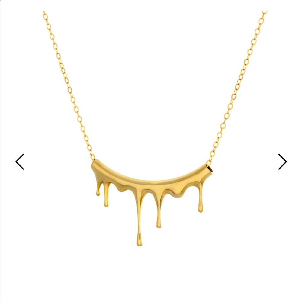 Marie June RIVULETS 24K GOLD VERMEIL NECKLACE NWOT